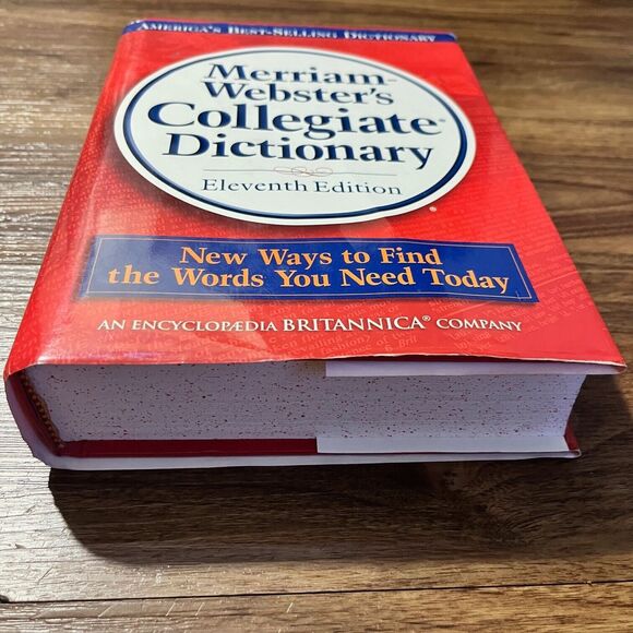 Merriam-Webster's Collegiate Dictionary 11th Edition Jacketed Hardcover READ - Picture 7 of 8